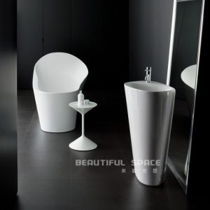 LAUFEN 81180.4 PALOMBA 落地式面盆 靠牆款式(H90 cm)