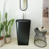 CATALANO義大利原裝進口 freestanding-GREEN LUX-55X38CM黑色獨立式面盆.落地式面盆 1FRPGRLXNS