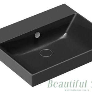 CATALANO義大利原裝進口 臉盆 洗臉盆 面盆-NEW ZERO-60X50CM黑色壁掛盆 160ZPNS