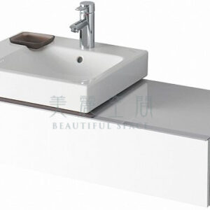 GEBERIT 瑞士進口 臉盆 洗臉盆 面盆-124150000 50公分 iCon washbasin with decorative dish