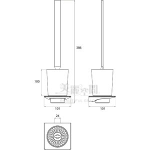 EMCO 1615.001.02 ART 馬桶刷組