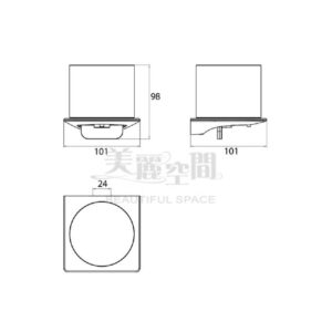 EMCO 1621.001.02 ART 給皂器