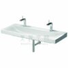 GEBERIT 瑞士進口 臉盆 洗臉盆 面盆-500.550.01.1 雙龍頭孔120公分 Xeno2 washbasin