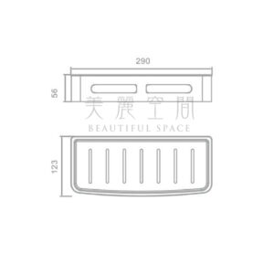 衛浴配件 黑色網籃 CHIC 091.2330 MB-B21