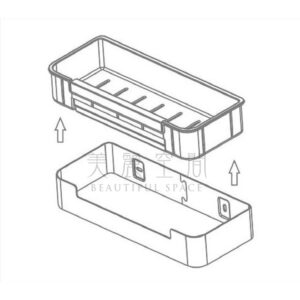 衛浴配件 黑色網籃 CHIC 091.2330 MB-B21