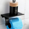 衛浴配件 平台+紙捲架 霧黑彩圖 081.2230MB
