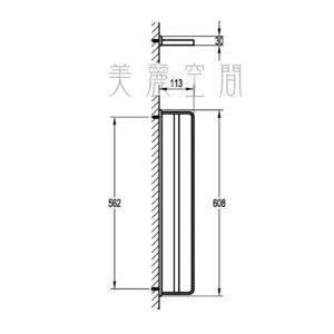 衛浴配件 雙層毛巾桿 FH8911
