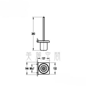 衛浴配件 馬桶刷 FH8923