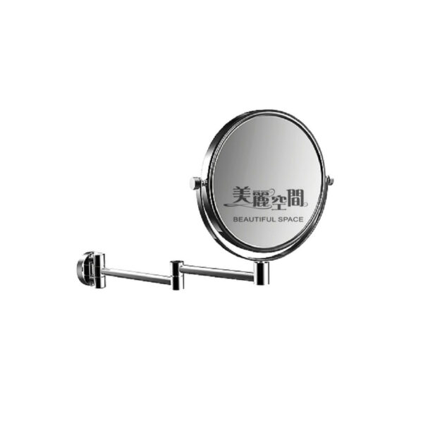衛浴配件 二折雙面圓形化妝鏡 EMCO PURE 1094.001.10