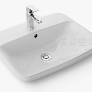衛浴設備 半嵌型面盆 日本 INAXAL-2398VFC-TW-BW1