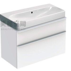 衛浴設備 面盆 無龍頭孔90公分 Geberit Smyle Square washbasin 500.250.01.1