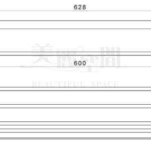 YATIN 置物架(單層) 鉻色 不鏽鋼 尺寸