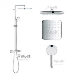 GROHE 26689.000 Tempesta Cocmopclitan 方形定溫淋浴組