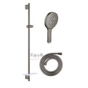 GROHE RAINSHOWER SMARTACTIVE 90cm滑桿組 26603AL0 毛絲面石墨黑