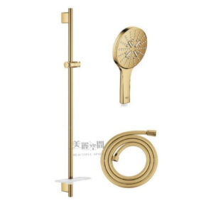 GROHE RAINSHOWER SMARTACTIVE 90cm滑桿組 26603GL0 冷冽金