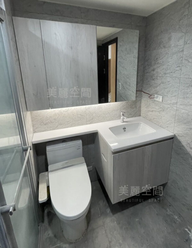 訂製木紋浴櫃組 浴櫃顏色 冰島黎明浴櫃組72cm 海灣型人造石檯面140公分 冰島黎明鏡櫃組140公分