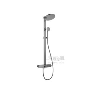 FH-8471S-6017 恆溫淋浴龍頭(推鈕式流量調節) 悅尚系列 槍灰