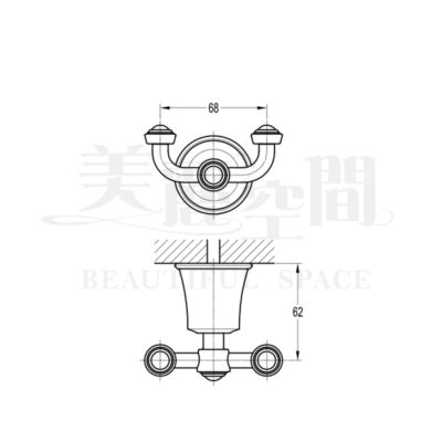 FH8988 BETTOR 美利堅 掛衣鉤