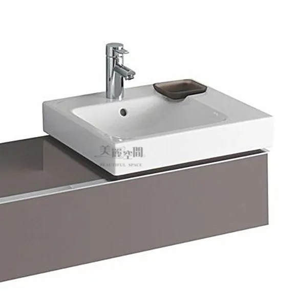 KERAMAG 124050000 ICON 台上右檯面盆(50x48.5cm)
