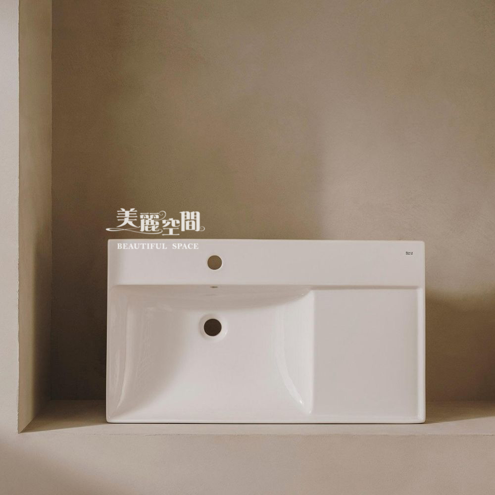ROCA 西班牙進口 一體式洗臉盆80X46cm 右平台 327689004