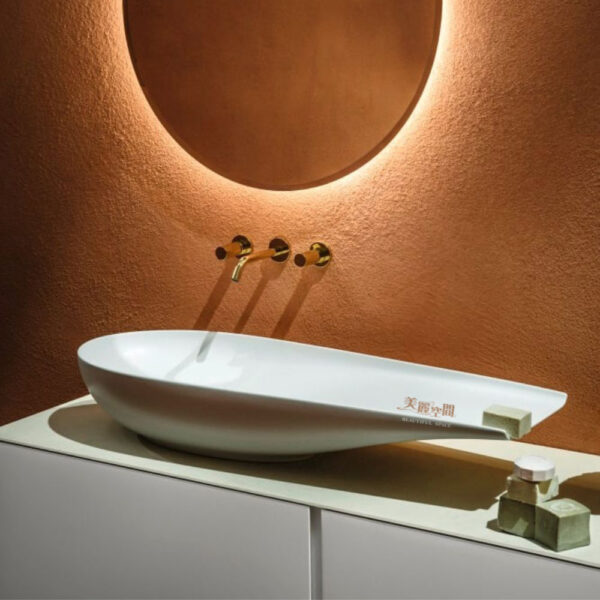 LAUFEN 81897.4 ALESSI ONE 立式檯面盆 LCC (100x38cm) 彩圖