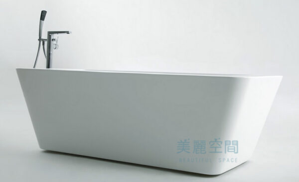 MFC1023 典雅素面 - BOVIT伯維特人造石獨立浴缸 雲晶石浴缸MFC-1023 (新款)浴缸 160公分