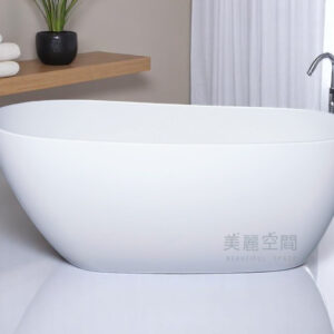 BOVIT伯維特 MFC1027 典雅素面 - BOVIT伯維特人造石獨立浴缸 雲晶石浴缸MFC-1027 150公分